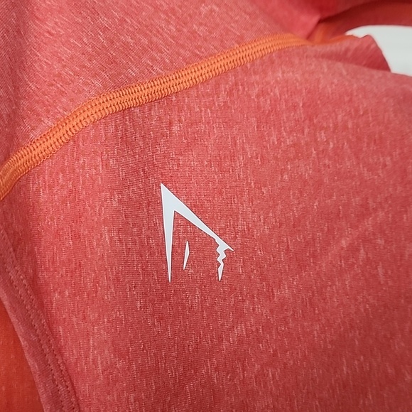 NWT Gymshark Womens Cropped Compression Longsleeve - Orange - Picture 2 of 12